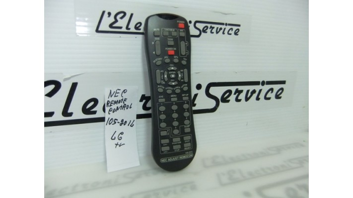 NEC 105-201L remote control